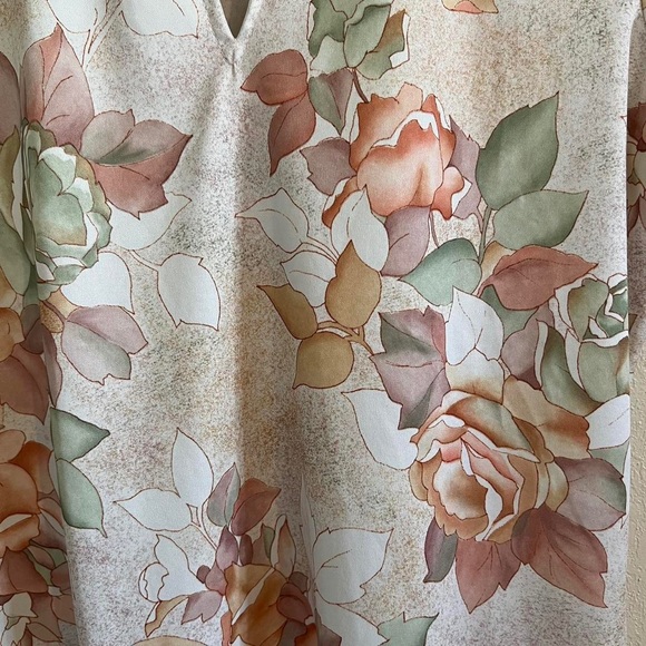 Vintage Teddi of California 70’s Printed Shirt - Picture 3 of 4